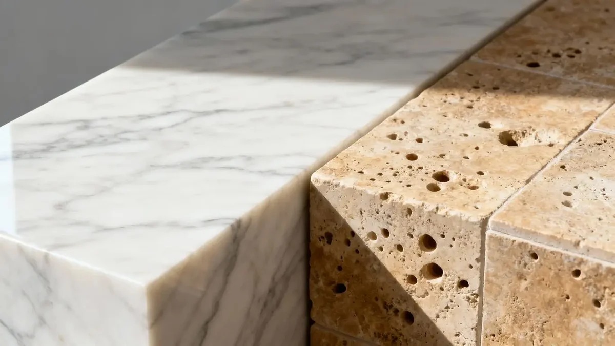 Differences Between Travertine and Marble