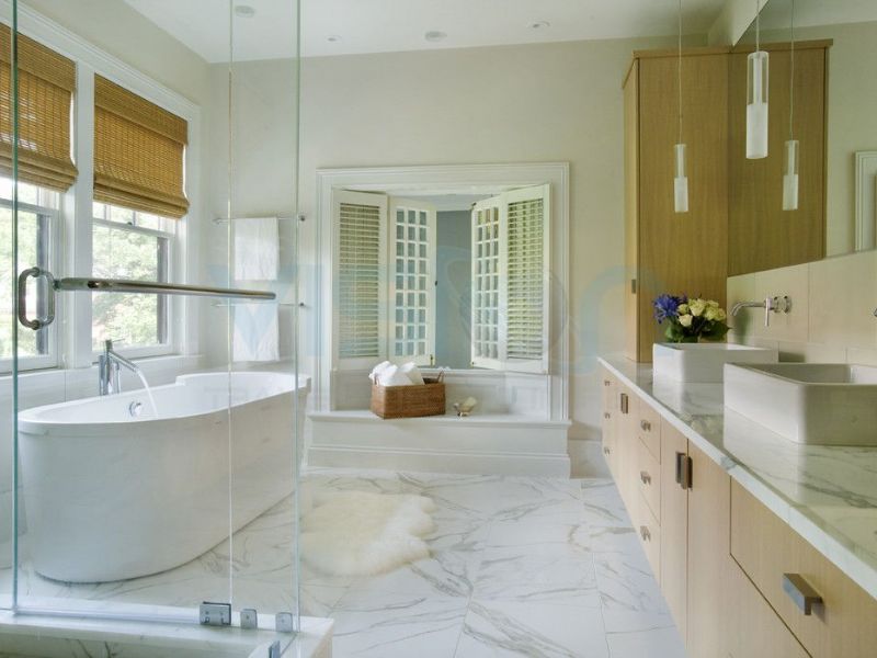 Calacatta Marble Bathroom