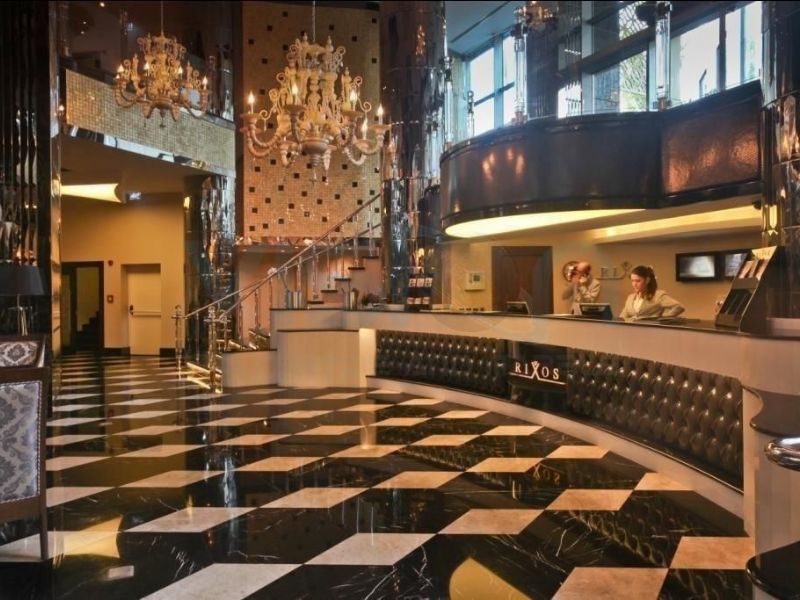 Alexandrette Black Marble Floor For Hotel Reception Decoration